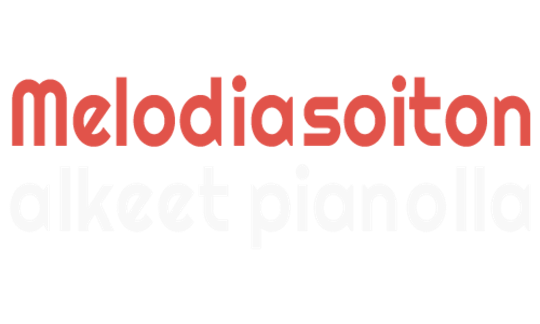 Melodiasoiton alkeet pianolla